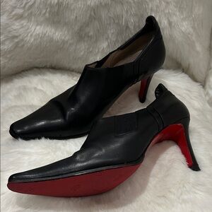 Christian Louboutin Black Ankle Booty